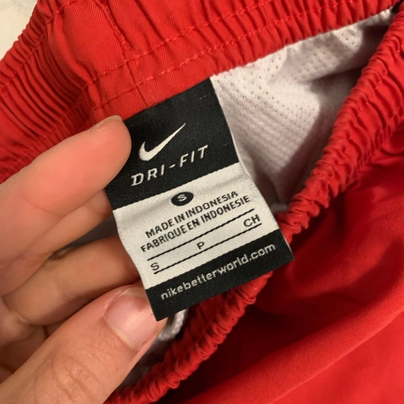 Red Nike running shorts - Picture 3 of 3